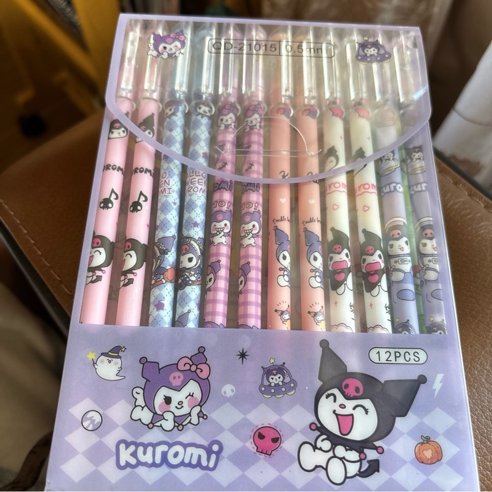 Pens Kuromi Character Gel Pen Set of 12